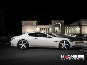 Maserati GranTurismo Custom Wheels - VVS-CV3 by Vossen - Silver / Black Maserati GranTurismo Custom Wheels - VVS-CV3 by Vossen - Silver / Black
